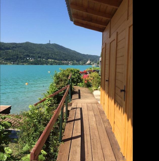 Апартаменты Seehaus Hochauer Direkter Seezugang Woerthersee Пёрчах-ам-Вёртерзе Экстерьер фото